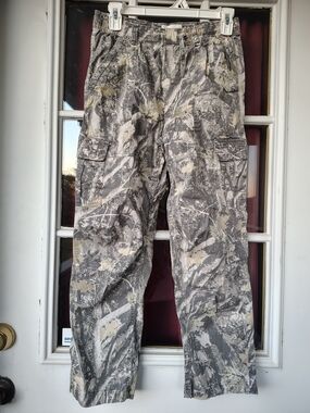 abercrombie kids Gray & Tan Camouflage Cargo Pants